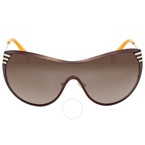 fendi ff 0057 s|Fendi Pequin Brown Shaded Asia Fit Sunglasses FF .